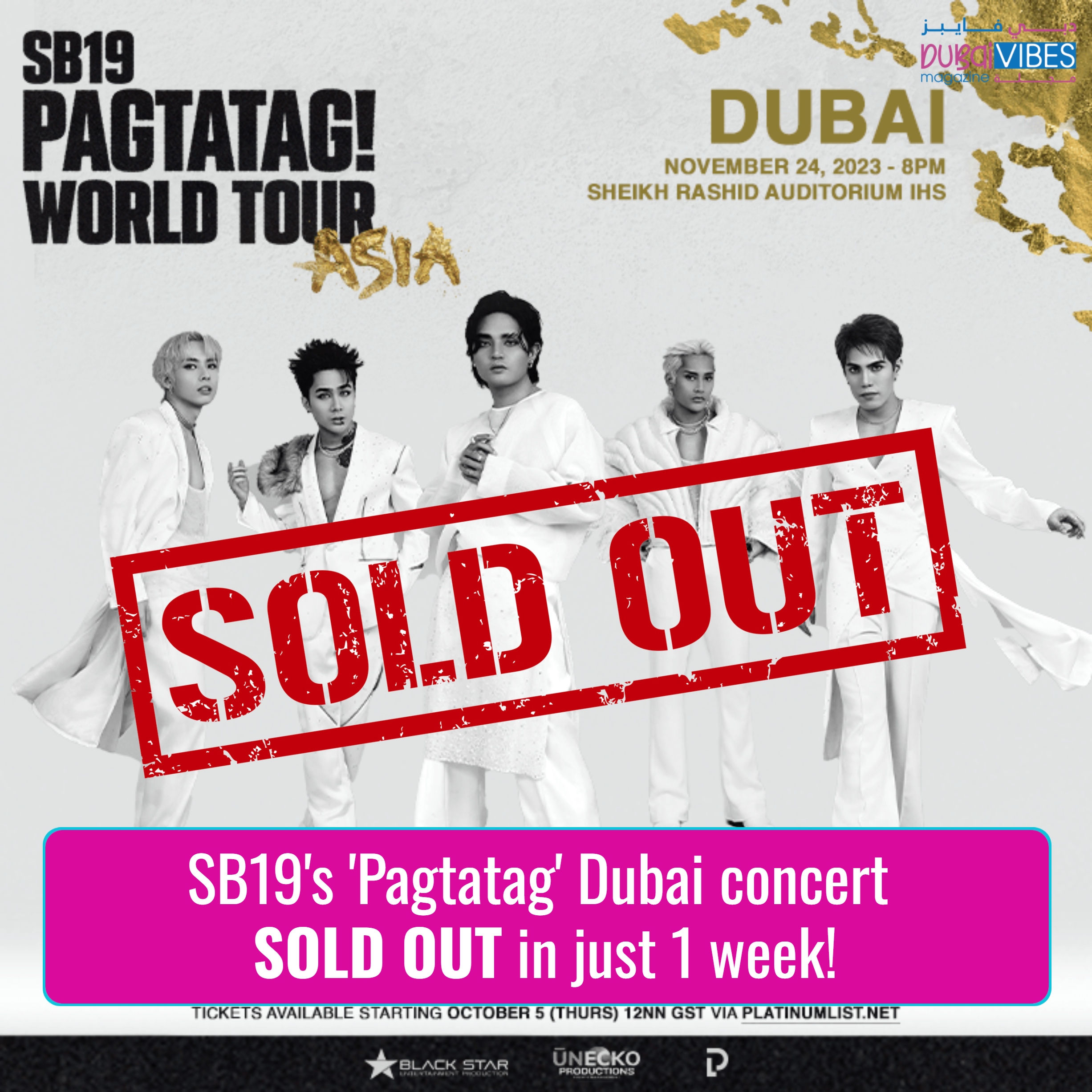 Tickets for SB19's Dubai Concert Sold Out in Record Time! - Dubai